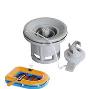 Genérico Inflatable Boat Air Valves, 8 Hole Replacement Parts, Connector with Tight Seal, with Easy Installation, Outdoor Accessories Secure Fit, Tent Survival Lake River Beach Canoe Use
