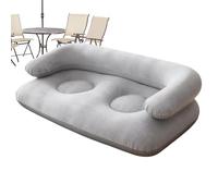 Genérico Inflatable Camping Couch - 2-Seat Portable Waterproof Sofa Chair with Armrests, Comfortable Air Couch For Camping, Travel, Picnic, Beach, Backyard, Patio, Living Room & Indoor Outdoor Use