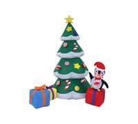 Genérico Inflatable Christmas Tree Decorations, Christmas Tree Blow Up Yard Decorations, 5.9ft Lighted Blow Up Holiday Party, Built-in LED Lights,for Lawn Garden Patio Home Porch Yard