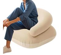 Genérico Inflatable Couch - PVC Flocking, Portable Foldable Inflatable Beanbag Chair | Relaxation Lounge Couch For Camping Travel and Home Leisure Beach Tailgating Vacation