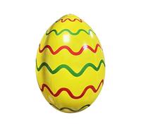 Genérico Inflatable Easter Egg - 16in Colorful Blow Yard Ornaments, Inflatable Easter Decorations | Yard Hunt Home Garden Lawn Porch Outside Indoor Pool For Spring Party Holiday Event Celebration