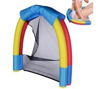 Genérico Inflatable Floating Lounge Seat, Backrest Water Recliner, Portable Aquatic Relaxer Cushion, Lightweight Drift Leisure Raft, Authentic Vinyl Buoyancy Design, Beach Rafting Leisure Use