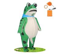 Genérico Inflatable Frog Costume, Adult Inflatable Animals Costume, Funny Animal Suit Cute Blow Up Suit for Men Women Cosplay Party (Green)