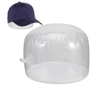 Genérico Inflatable Hat Display Stand - Transparent PVC Wig Holder, Portable Shaper for Baseball Caps, Fisherman Hats, Knitted Beanies, Closet Organizer and Retail Shop Trade Show Accessories