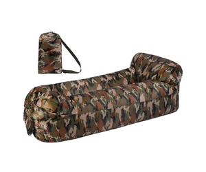 Genérico Inflatable Lounger - Waterproof Blow Up Chair | Scratch Resistant Couch Air Sofa Bed | Travelling Sit-up Gear For Camping Accessories Picnics Music Festivals Beach Hiking Parties Indoors