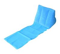 Genérico Inflatable Mat - Foldable PVC Beach Lounge, Flocked Backrest Sun Bath Mat with Lightweight Design, Quick Inflate Function, Ideal for Camping Outdoor Indoor Travel Beach Pool Water Summer Use