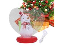 Genérico Inflatable Ornaments - 70x43cm Christmas Decorations for Outdoor Yard, Lawn with Glowing Figurine Inside, Holiday Blow Ball for Porch Pool Patio Pathway, Waterproof PVC, Easy Setup Pack
