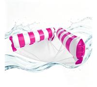 Genérico Inflatable Pool Float Lounger Chair - Thick PVC Breathable Mesh 110x60x15cm 195g - Water Hammock For Adults Summer Party - Swimming Pool Lake Beach Mat