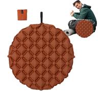 Genérico Inflatable Seat Cushion - 1.18x3.54x3.94in Waterproof Lightweight Travel Sitting Pad, Round Anti Moisture Inflatable Cushion Camping Seat Pad Chair Ground Mat For Wheelchairs