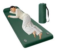 Genérico Inflatable Sleeping Pad, Lightweight Soft Foam Mattress, Built-In Pillow Quick Inflate Bed Roll, Compact Camping Rest Mat Travel Cushion for Travel, Beach, Home, Festival, Hiking