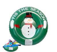 Generico Inflatable Snow Tube - 32 inch Winter Ski Ring, Heavy Duty Sled with Handles, Thickened PVC Base | Large Outdoor Sliding Tool for Kids Adults Parks Backyards And Garden Sledding Fun