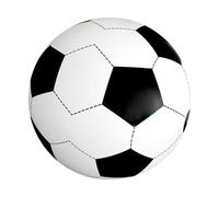 Genérico Inflatable Soccer Ball - 31.5in Heavy Duty Beach Pool Toy Ball