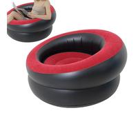 Genérico Inflatable Sofa Chair - Blow Up Lazy Lounger with Textured Flocking | Portable Air Furniture for Camping, Movie Night, Bedroom, Dorm, Living Room, Garden, Indoor & Outdoor Relaxation