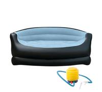 Genérico Inflatable Sofa Portable Heavy Duty with Pump Armrest