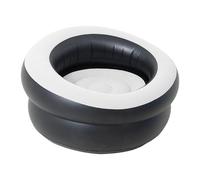 Genérico Inflatable Sofa Seat - Quick Deflation Design, 33 Inch External Blow Up Lounge, Weatherproof Travel Storage Component, Black Fastener | Air Couch For Tents & Gardens