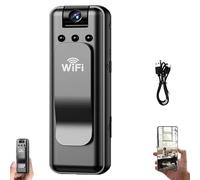 Genérico Infrared Night Vision Portable Recorder, Body Cameras with Audio and Video Recording, 180° Rotatable Lens, Compact Digital Video Camera, for Sports, Outdoor & Travel (No Card)
