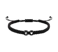 Genérico Initial Armband Damen | Pärchen Armbänder mit Herz | Verstellbares Herren Initial Armband | Pulsera Carta Inicial | Bracciale Iniziale Coppia | Pulsera de Iniciales | For Boys Girls 2026, Se