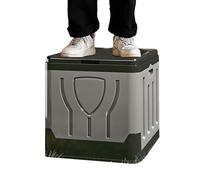 Generico Inodoro portátil - 35 cm plegable Large Bucket with Lid, Car Camping Toilet, Outdoor Travel Accessory | for RV Road Trip Hiking Boat Beach Tent Home Kids Adults