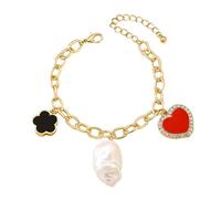 Genérico Inoxidable Piedras Mm Anillos Lady Gold Plated Women And Girls Jewelry Pulseras Hombre Negro Joyería, talla única, Acero inoxidable, No es una piedra preciosa