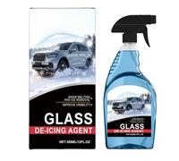 Genérico Instant Ice Remover - Windshield Deicer for Winter Driving | Liquid Spray with Fast Melt Action, 12fl oz Glass Defroster, Anti Frost Formula, Aid for Windscreens Mirrors Headlights Locks