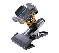 Genérico Instrument Mount, Guitar Phone Stand, Rotating Clip Holder with Strong Lock System, Anti Slip Secure Design with Flexible Viewing Position Feature, Recording Accessory for Studio Use