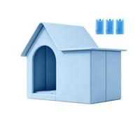 Genérico Insulated Air Conditioned Cat Dog House, Cooling Cat House For Summer | with 3 Ice Box, Spacious Kitten Ice Nesting, Pet Accessory For Small Large Medium Pet