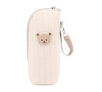 Genérico Insulated Bottle Bag | Bottle Carrier with Bear Design | Posrtable Tote For Breast Msilk Storage Preservation Transport Daycare Travel Outdoor
