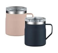 Genérico Insulated Coffee Mugs, Portable Tea Mug 4.61x4.13x3.54 Inches Travel Mug with Secure Lid, Stainless Steel Coffee Tumbler, Stainless Steel Cup with Double Wall, Beverage Cup for Men and Women