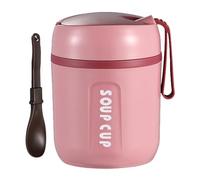 Genérico Insulated Food Jar, Vacuum Soup Container, Reusable Lunch Box, Large Snack Container, Foldable Spoon Included for Hot Cold Food Travel Work School Picnic Office Home Meal Storage