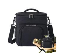 Genérico Insulated Lunch Bag, 10.6x7.1 Inches Organizer with Heavy-Duty Build, Leakproof Meal Carrier, 3D Multi-Layer Insulation with Modern Style, Storage Tool for Picnics and Outings