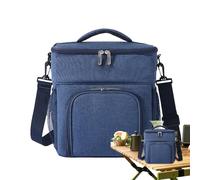 Genérico Insulated Lunch Bag, 27x18x29cm Feature with Lining, High-Capacity Storage, Reliable Moisture-Resistant Design with Oxford Finish, Travel Bag for Sports and Work Picnics Outings