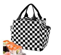 Genérico Insulated Lunch Bag For Women - Large Capacity Portable Reusable Corduroy Tote With Zipper | Adult Lunch Box | Leak Proof Thermal Cooler For Kids Women Prep Men Work Travel Adultss