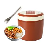 Genérico Insulated Lunch Box | Stainless Steel Vacuum Double Wall Jar | Portable Thermal Food Container for Camping Picnic Beach Sea Climbing Sports Travel Work Vacation Commuting Offices