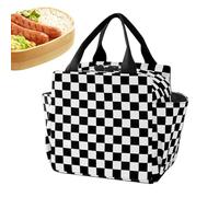 Genérico Insulated Lunch Tote - Meal Carrier for Office Travel School | Corduroy Fabric with Zipper Closure, Large Capacity Food Storage Bag, Lightweight Reusable Container for Daily Packing Needs