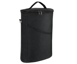 Genérico Insulated Wine Tote - 2 Bottle Cooler Carrier for Adults Travel | Oxford Cloth with Leakproof Beer Pouch, Adjustable Shoulder Strap and Handle, Chiller Bag for Party Picnic Golf Women Home