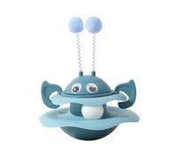 Genérico Interactive 3-Layer Cat Toy Tower, Interactive 3-Layer Cat Toy Tower with Rotating Bee and Rolling Balls, Kitten Fun Mental Physical Exercise Puzzle Kitten Toys (Blue-B)