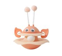 Genérico Interactive 3-Layer Cat Toy Tower, Interactive 3-Layer Cat Toy Tower with Rotating Bee and Rolling Balls, Kitten Fun Mental Physical Exercise Puzzle Kitten Toys (Pink-B)