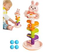 Genérico Interactive Ball Tower - Baby Ball Drop Toy, Learning Basketball Ramp Activity Stacking Track Educational Toy for Play & Kindergarten, 12.99 Inches High