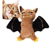 Genérico Interactive Bat Cat Toys, Electric Cat Chew Toy, Soft Kitten Teething Toys, Bat Shaped Cat Toy, USB Charging Cat Toy, Funny Cat Chew Toy, Cat Toy with Sound, Kitten Interactive Toy