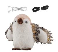 Genérico Interactive Bird Toy, Cat Kitten Play Toy, Sound Motion Pet Toy, Colorful Plush Design Small Size for Indoor Fun, Entertainment Pets, Home Playtime, 6.69x3.94x3.94 Inches