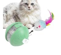 Genérico Interactive Cat Ball, Kitten Toy, 1.97x1.97 Inches Automatic Rolling Function and Safe Material, Smart Play Ball for Cats, Lawn, Park, Backyard, Home, Balcony, Living Room