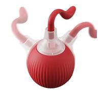 Genérico Interactive Cat Ball, Motion Activated Toy, Recargable Smart Sphere, Automatic Rolling, Stimulates Hunting Instinct, 1 pieza, Gray, Green, Red, Perfect for Indoor Play and Ejercise