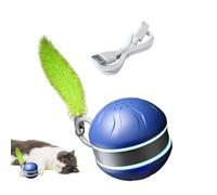 Generico Interactive Cat Ball - Smart Automatic Movement System, Durable ABS Construction, Engaging Tail Attachment, Quiet Mechanism | Entertainment, Daily Activity, Solo Play, Climbing