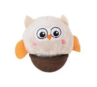 Genérico Interactive Cat Ball Teaser, Auto Balancing Plush Owl Toy, 3.35x2.76x2.76 Inches Adorable Cute Unique Compact Engaging Pet Companion with Catnip for Indoor and Outdoor Play