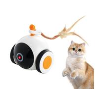 Genérico Interactive Cat Ball, USB Rechargeable Motion Ball, Intelligent Pet Exerciser, Automatic Obstacle Avoidance Toy, Self-Moving Indoor Game, Pet Enrichment Supply for Kittens and Adult Cats