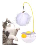Genérico Interactive Cat Feather Toys, Pet Toy with Exercise Balls, Teaser Bells, Interactive Kitten Toys with Roller Tracks, Catnip for Indoor Cats, Fun Playtime Toys for Kittens and Adult Cats
