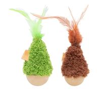 Genérico Intêractive Cat Feâther Ŵand with Catnip - Scřatch-Resistant & Lint-Free Toy For Indoor Play | Encoûragēs Êxercise, Reduces Boredom & Strengthens Bond, Perfect For Kittëns & Adult Cats