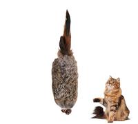 Genérico Interactive Cat Plush, Soft Realistic Funny Self Play Kitten Chew Boredom Reduction Exercise Entertainment Plush for Cats Indoor Home Cattery Pet Store Use Daily Play Stimulation