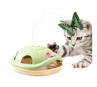 Genérico Interactive Cat Teaser, Automatic Butterfly Toy, Turtle Spinner
