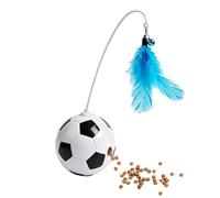 Genérico Interactive Cat Toy - 10.5x10.5x24.5cm PP Food Dispenser Exercise Ball, Boredom Relief Enrichment Toy | Indoor Kitten Activity Feeder For Play Training Mental Stimulation Home Use